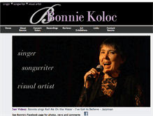 Tablet Screenshot of bonniekoloc.com